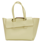 Schultertasche mit modernem Design für Damen (Hellgrün), großzügiger Innenraum