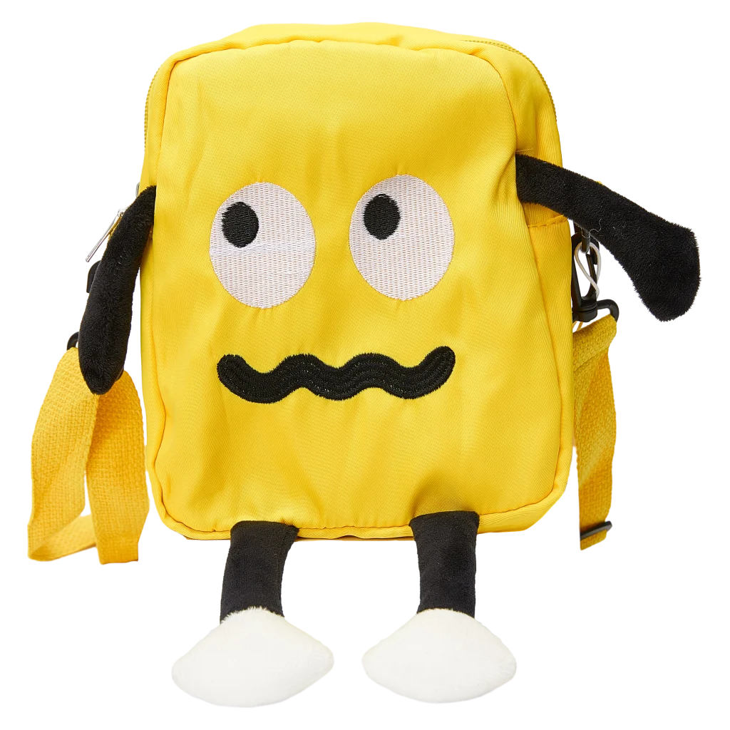 Schultertasche aus Polyester mit Cartoon-Design für Kinder (Gelb)