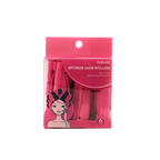 6er-Set Schwamm-Lockenwickler für sanftes Styling (Rosa)