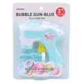 Seifenblasenpistole aus Kunststoff mit Seifenlauge, für Kinder ab 3 Jahren (Blau)