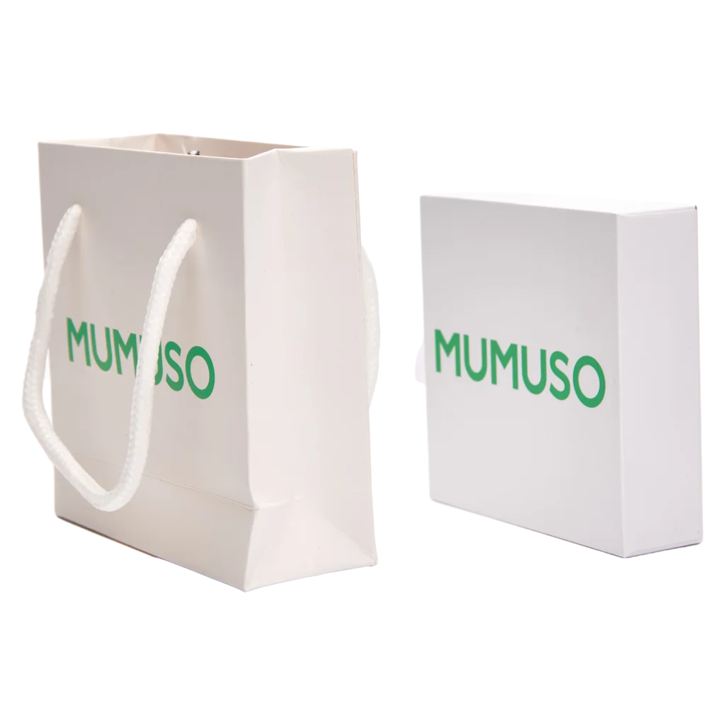 Set Geschenkbox und Geschenktasche für Geschenke (Weiß)