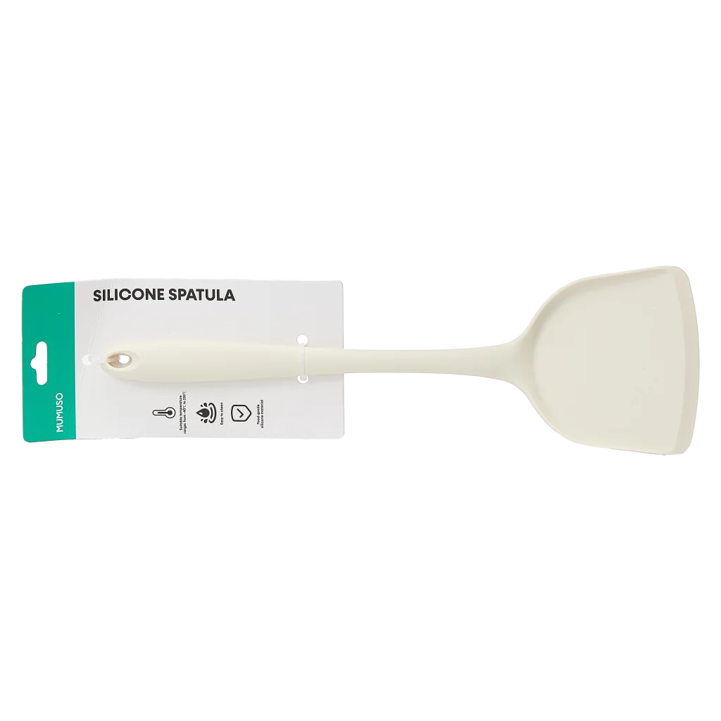 Silikonspatel mit Nylonkern, Küchenwerkzeug (Creme)