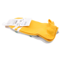 3er-Pack Damen Sneakersocken aus Baumwollmischung mit Ananas-Design (Weiß/Gelb/Grau)