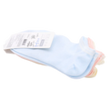 3er-Pack Sneakersocken Damen, Baumwoll-Mix (Gelb/Orange/Blau)