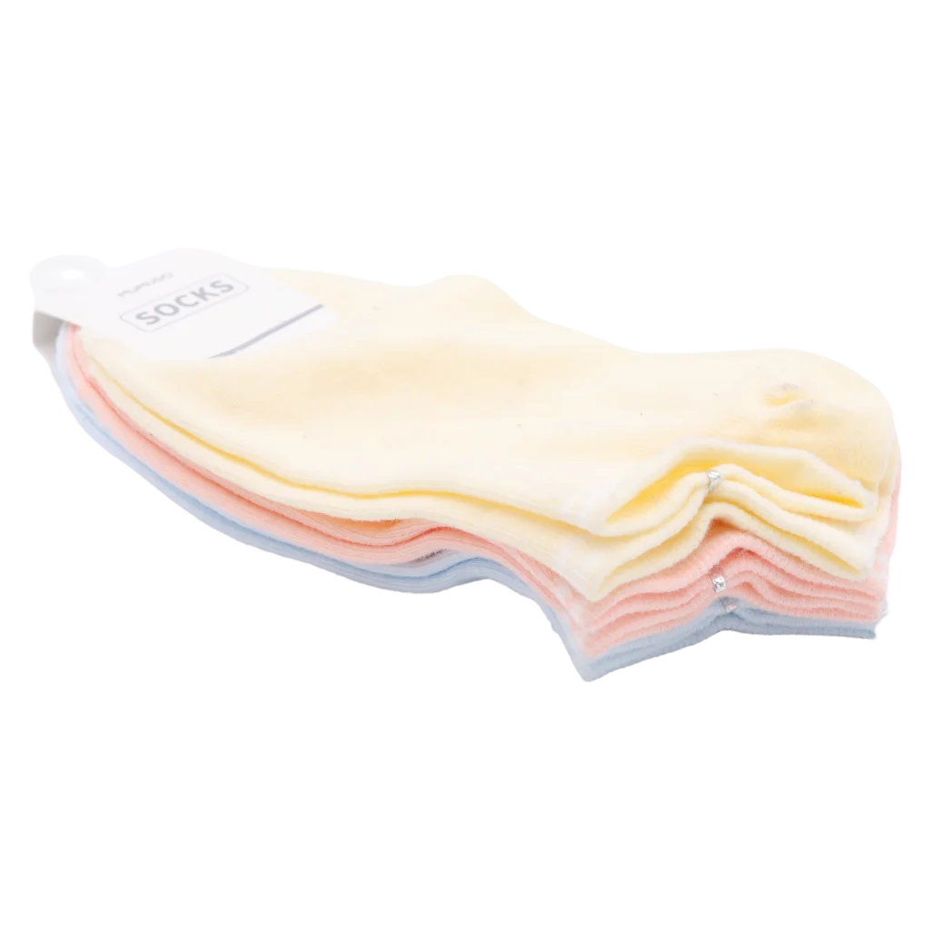 3er-Pack Sneakersocken Damen, Baumwoll-Mix (Gelb/Orange/Blau)
