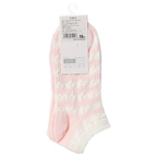 Sneakersocken Damen aus Baumwollmischung mit Herz-Design (Rosa)