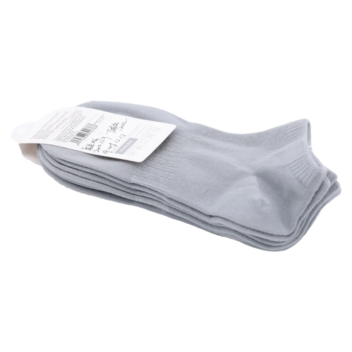3er-Pack Damen Sneakersocken aus Baumwollmischung (Grau/Grün/Lila)
