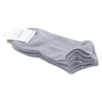 3er-Pack Damen Sneakersocken aus Baumwollmischung (Grau/Grün/Lila)