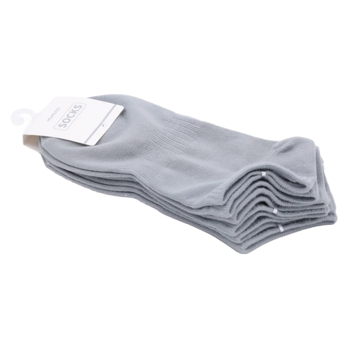 3er-Pack Damen Sneakersocken aus Baumwollmischung (Grau/Grün/Lila)