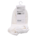 Sneakersocken Damen atmungsaktiv antibakteriell Baumwollmix (Weiß)