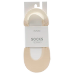 Füßlinge aus Polyamid und Baumwolle für Damen (Beige)