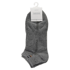 3er-Pack Sneakersocken Herren Baumwollmischung (Grau)