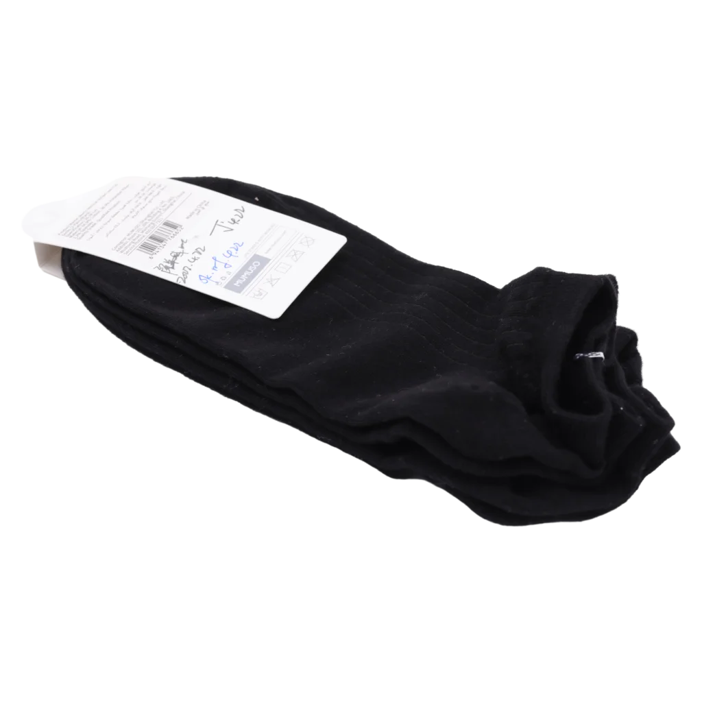 Sneakersocken Herren aus Baumwollmischung (Schwarz)