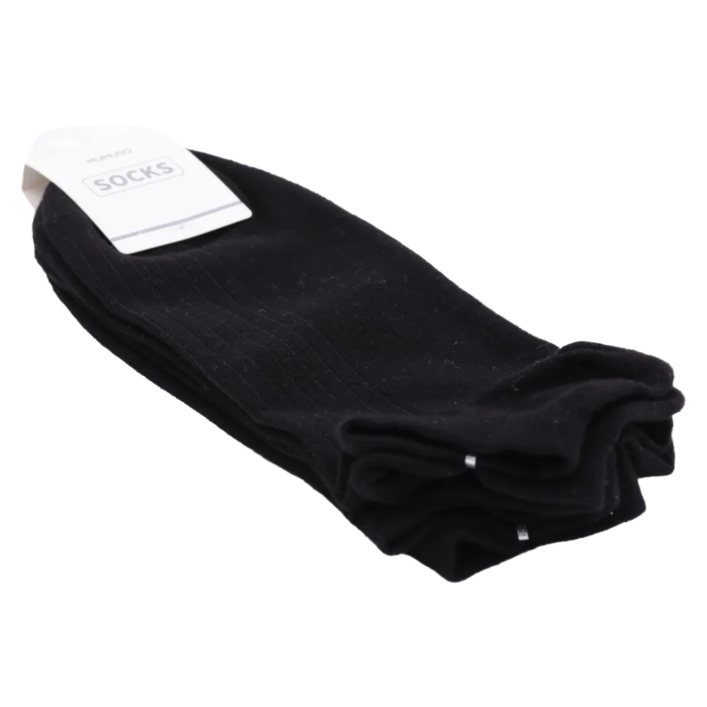 Sneakersocken Herren aus Baumwollmischung (Schwarz)