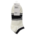 Sneakersocken Herren aus Baumwollmischung (Weiß/Dunkelblau)