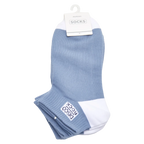 3er-Pack Sneakersocken Herren aus Baumwollmix (Blau)