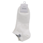 3er-Pack Sneakersocken Herren mit Label-Design (Weiß)