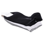 3er-Pack Sneakersocken Herren Low-cut (Schwarz/Grau/Weiß)