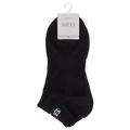 3er-Pack Herren Sneaker-Socken Baumwolle (Schwarz)