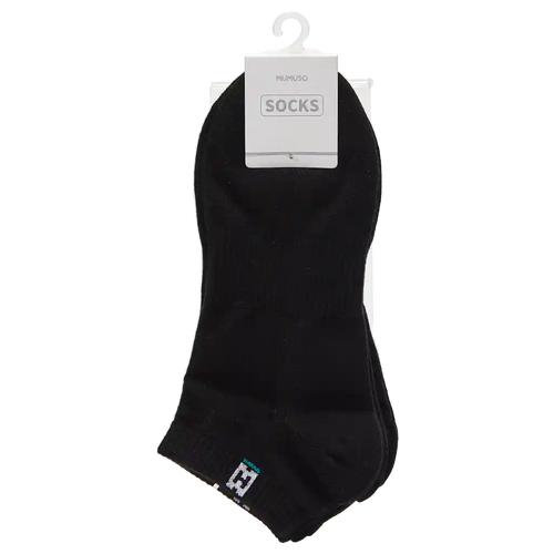 3er-Pack Herren Sneaker-Socken Baumwolle (Schwarz)
