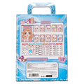 Sticker-Geschenkset mit Make-up Stickern für Kinder aus PVC/EVA (Pink/Blau/Lila)