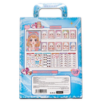 Sticker-Geschenkset mit Make-up Stickern für Kinder aus PVC/EVA (Pink/Blau/Lila)