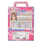 Sticker-Geschenkset mit Make-up Stickern für Kinder aus PVC/EVA (Pink/Blau/Lila)