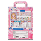 Sticker-Geschenkset mit Make-up Stickern für Kinder aus PVC/EVA (Pink/Blau/Lila)