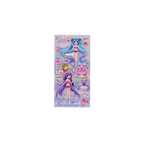 Sticker-Set mit Folien-Print und 3D-Effekt, Mehrfarbig