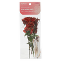 Stickerbag mit Rosen-Design, Rose &amp; Poetry Serie (Rot)