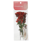 Stickerbag mit Rosen-Design, Rose &amp; Poetry Serie (Rot)