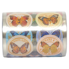 Stickerrolle mit verschiedenen Prints, Mehrfarbig