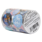 Stickerrolle mit verschiedenen Prints, Mehrfarbig