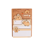 Sticky Notes mit Capybara-Design, verschiedene Größen (Mehrfarbig)