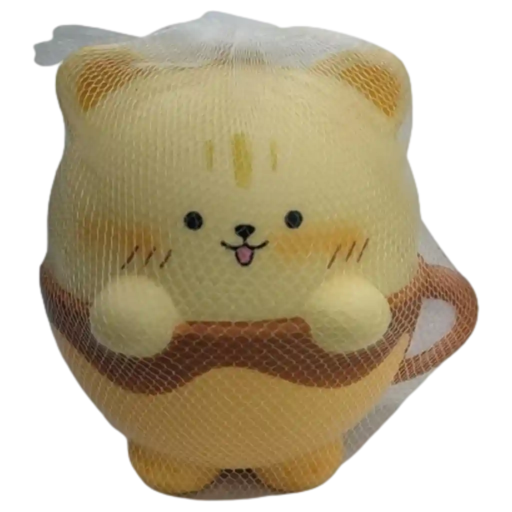 Stressspielzeug in Katzen-Design, Antistress-Spielzeug (Beige/Braun)