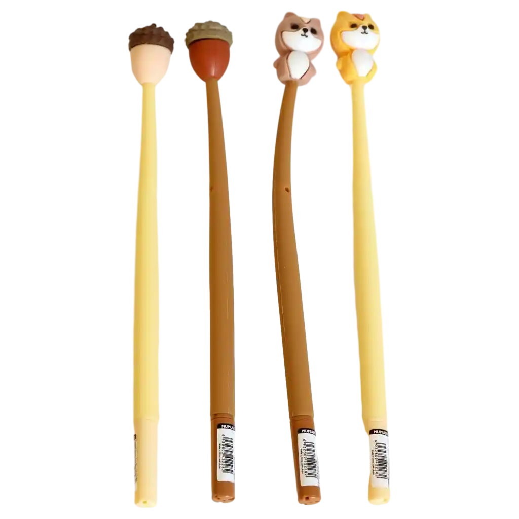 Gelstift mit Eichhörnchen-Design (Braun/Beige)