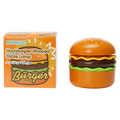 Tischlampe aus Kunststoff im Hamburger-Design, 15 cm (Mehrfarbig)