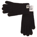 Fünf Finger Herren Handschuhe mit Touchscreen-Funktion (Schwarz)