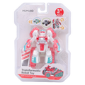 Transformierbares Roboter-Spielzeug aus ABS für Kinder (Schwarz/Rot/Türkis)