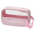 Transparente Kosmetiktasche aus PVC mit Kirschblüten-Design (Rosa)