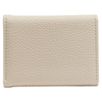 Tri-Fold Portemonnaie mit Lychee-Design (Beige)