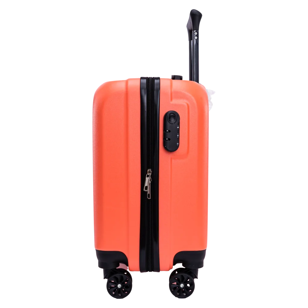 Trolleykoffer 18 Zoll mit Mumuso Family-Design (Rosa)