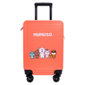 Trolleykoffer 20 Zoll mit Family-Design, leicht und robust (Pink)