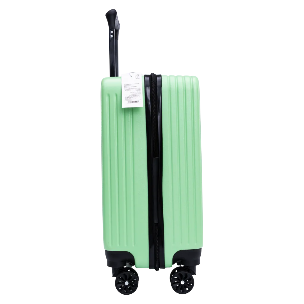 Trolleykoffer 20 Zoll mit Familien-Design (Grün)