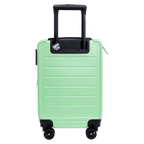 Trolleykoffer 20 Zoll mit Familien-Design (Grün)