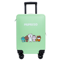 Trolleykoffer 20 Zoll mit Familien-Design (Grün)
