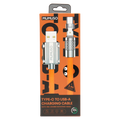 Type-C auf USB-A Ladekabel mit 180-Grad drehbarem Stecker aus ABS (Orange)