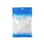 Ultra-dünne Zahnseide-Sticks, 100er-Pack (Weiß)