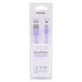 USB-Ladekabel für iPhone/iPad/iPod, 1 m aus TPE (Lila)