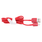 USB-Ladekabel mit Lightning-Anschluss, 1 m (Rot)